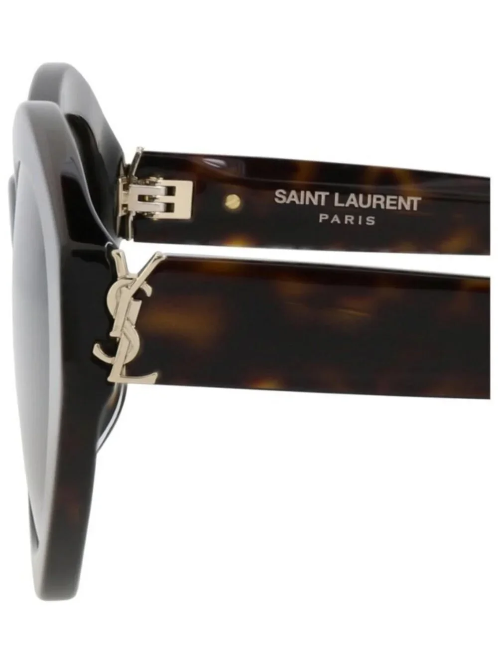 New Saint Laurent Womens Cat Eye Havana Havana Grey Fashion Designer Sunglasses